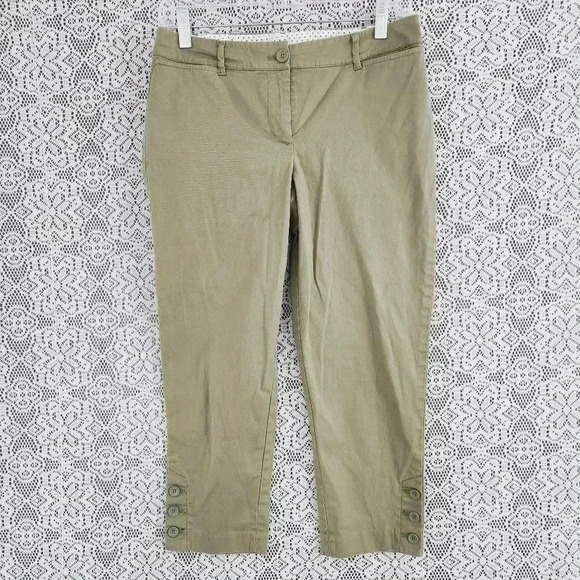 Talbots Perfect Crop 2P Chico Women's Pants - Picture 1 of 7